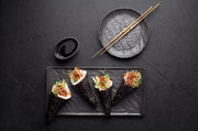 Wilmax SlateStone 8x6cm Oval Dish - Black