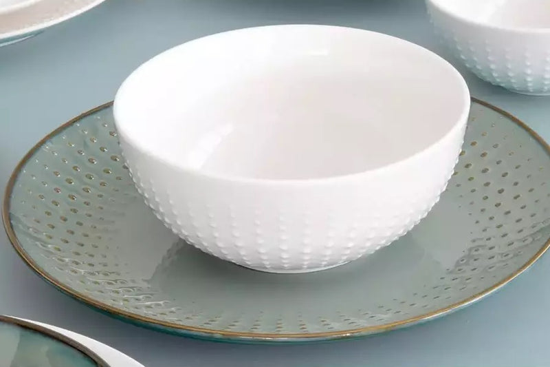 Easy Life Drops 20cm Bowl - White
