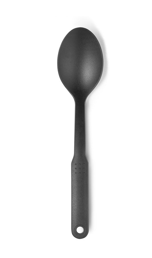 Ibili 30cm Nylon Soft Cooking Spoon - Black