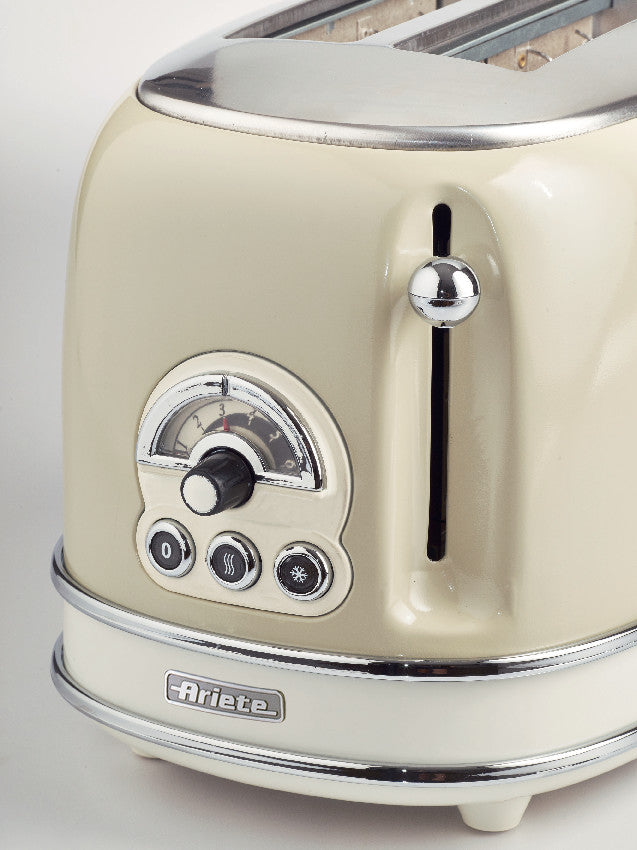 Ariete Vintage 155 2-Slice Toaster - Beige