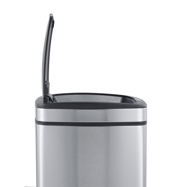 ARMN Roma 15L Steel Sensor Waste Bin - Silver