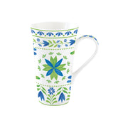 Easy Life Flowers Garden 600ml Mug in Box - Blue & Green