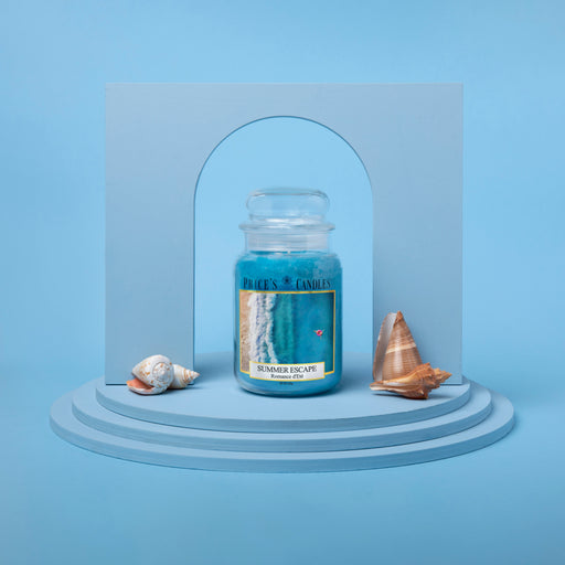 Price's Large Scented Candle Jar with Lid - Summer Escape