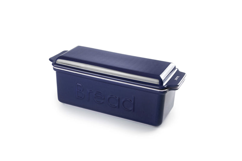 Ibili 10x10x24.5cm Bread Pan with Lid - Blue