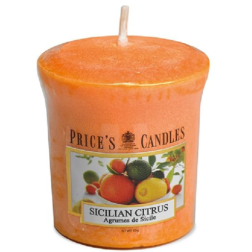 Price's Scented Votive Candle - Sicilian Citrus