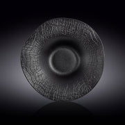 Wilmax WoodStone 25cm Deep Plate - Black