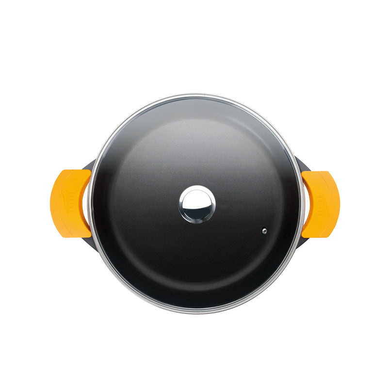 Ibili Evolution 30cm Stewing Pan with Lid - Black