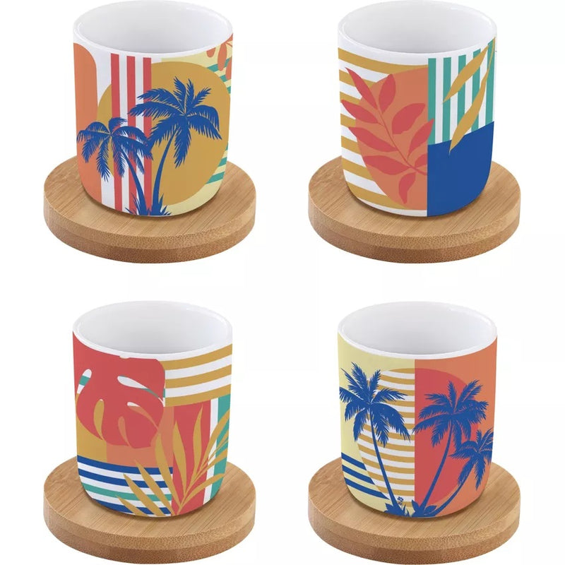 Easy Life Bahia 110ml 8-Piece Coffee Set in Box - Multicolored