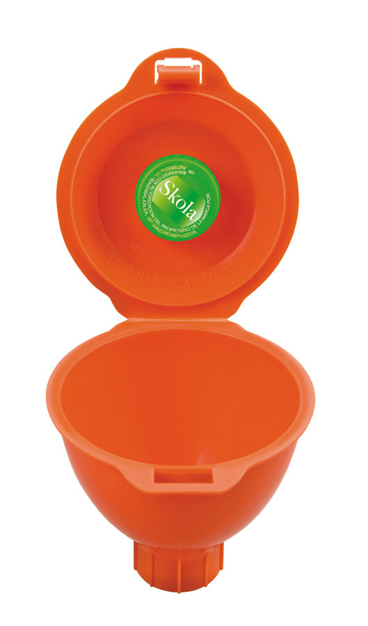Ibili 10cm Household Oil Recycling Funnel - Orange