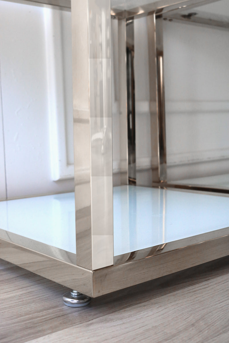 ARMN Milton 3-Shelf 45x45cm Stand - Silver