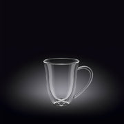 Wilmax 100ml Double-Wall Glass Cup