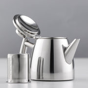 Wilmax Double-Wall 1200ml Steel Teapot