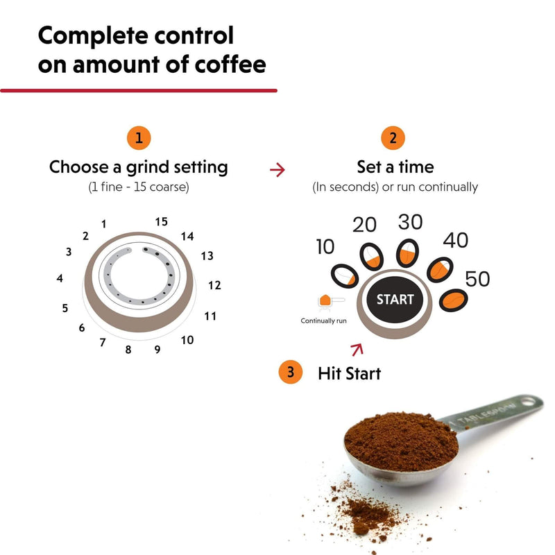 Ariete Grinder Pro 3017 Coffee Grinder - Silver