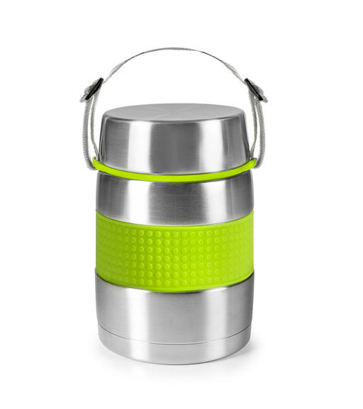 Ibili Thermo 750ml Lunchbox - Green & Steel
