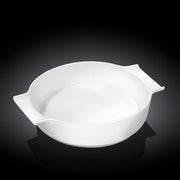Wilmax 21.5cm Round Baking Dish with Handles - White