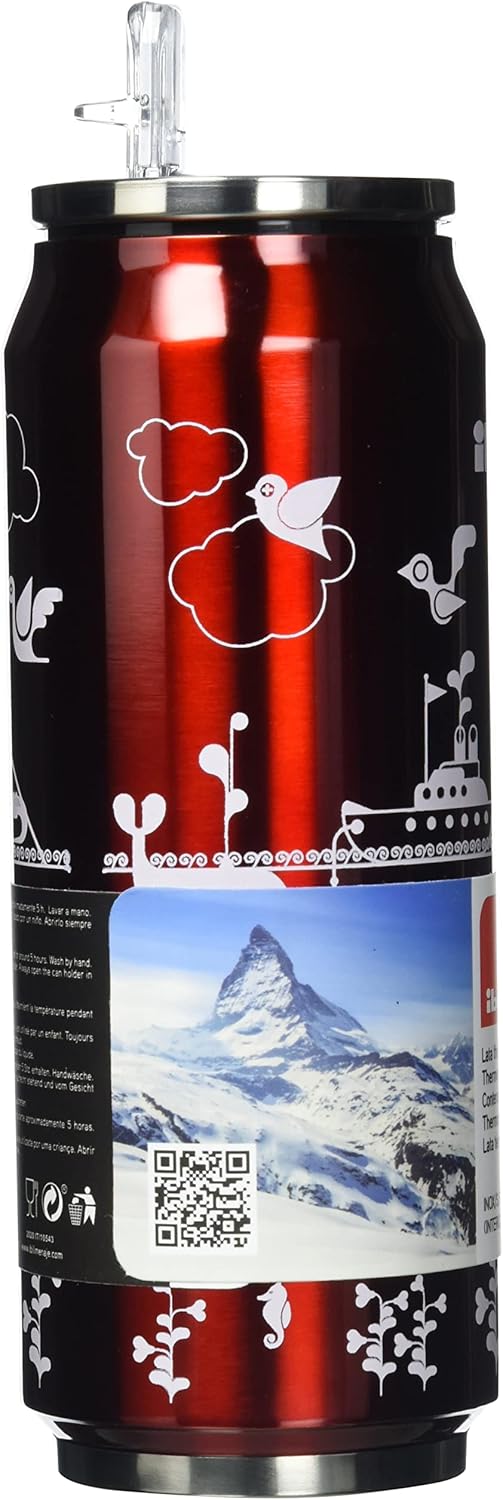 Ibili Steel 500ml Thermos Can - Red