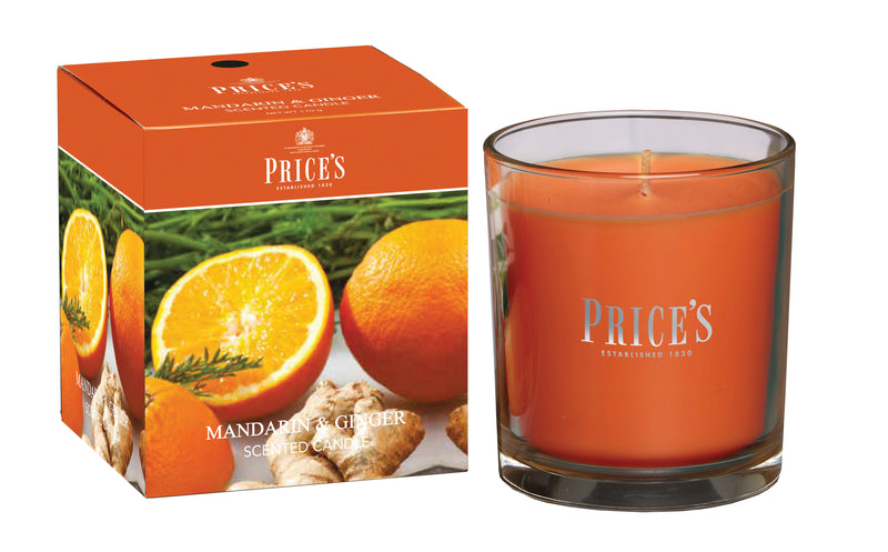 Price's Boxed Candle Jar - Mandarin & Ginger