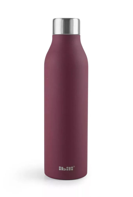 Ibili Hoja Steel 500ml Double Wall Thermos Bottle - Plum