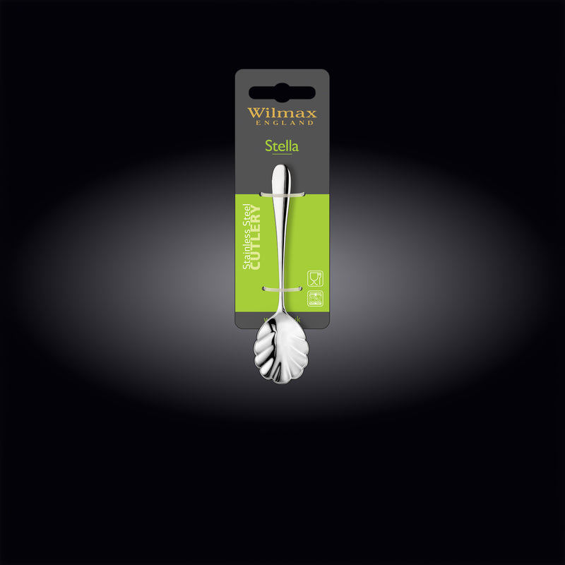Wilmax Stella 11cm Condiment Spoon - Silver
