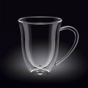 Wilmax 400ml Double-Wall Glass Cup