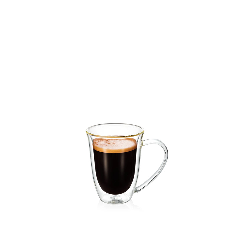 Wilmax 100ml Double-Wall Glass Cup
