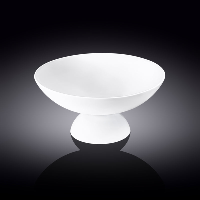 Wilmax Olivia 24cm Footed Fruit Bowl - White