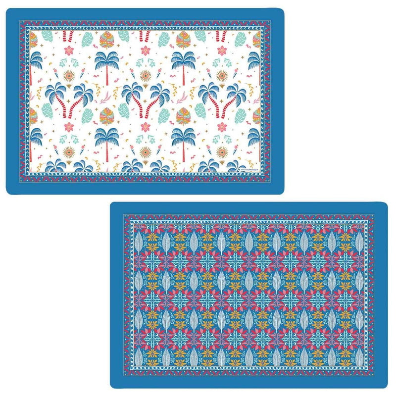 Easy Life Tropical Groovy 45x30cm Double-Sided Placemat - Multicolored