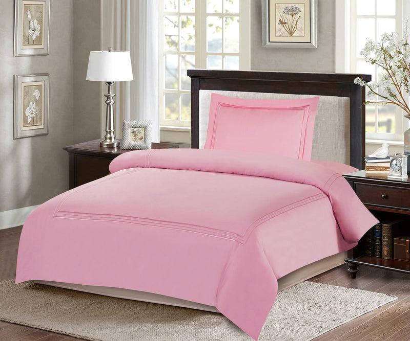 ARMN Naturesoft 3-Piece Single Duvet Cover Set - Pink