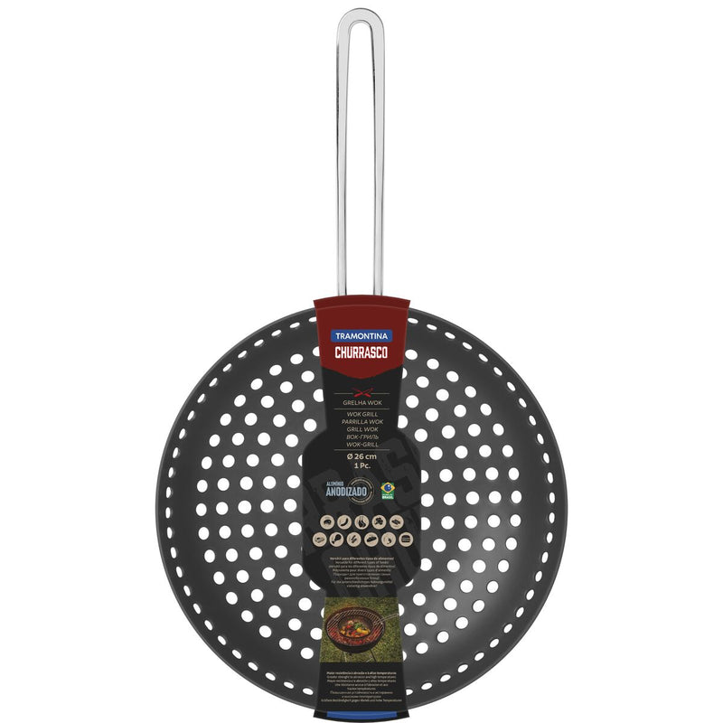 Tramontina Churrasco 26cm Perforated Wok Grill