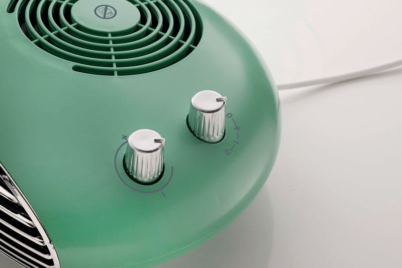 Ariete Vintage 8211 Table Fan Heater - Green