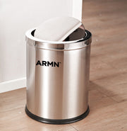 ARMN Roma 5L Waste Bin - Silver