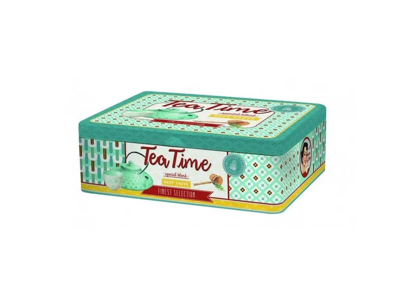 Easy Life Tea Time 6-Compartment Tea Box - Multicolored