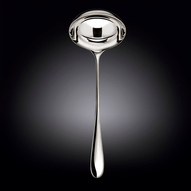 Wilmax Stella 26cm Soup Ladle - Silver