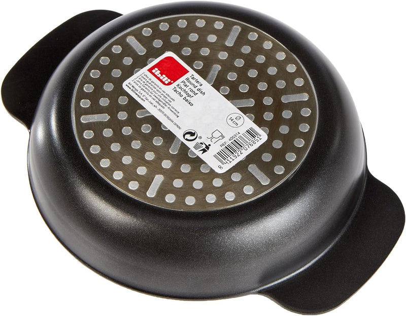 Ibili Indubasic 14cm Round Dish - Black