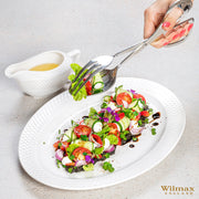 Wilmax 26cm Stainless Steel Serving Tongs - Silver