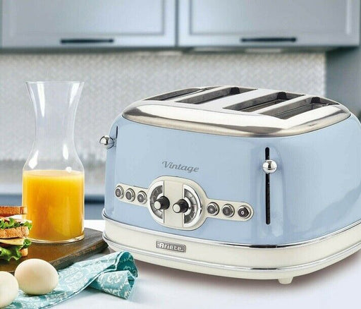 Ariete Vintage 156 4-Slice Toaster - Blue
