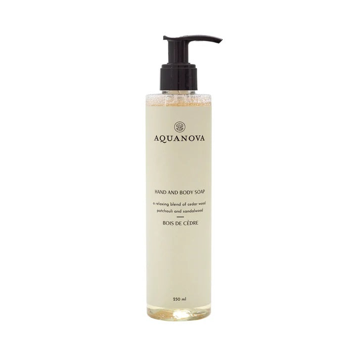 Aquanova Paris 250ml Liquid Hand&Body Soap - Cedarwood