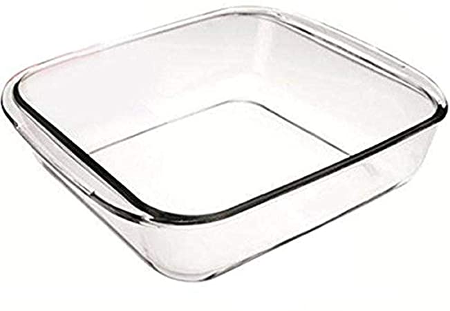 Ibili Kristall 22x22cm Square Glass Tray