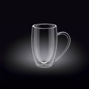 Wilmax 200ml Glass Double-Wall Cup