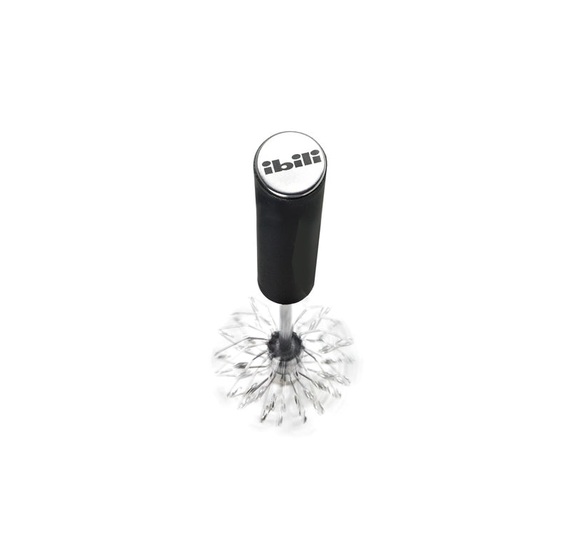 Ibili 30cm Hand Push Whisk - Black