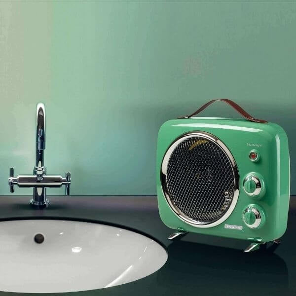 Ariete Vintage 808 Retro Fan Heater - Green