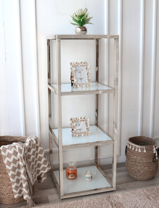 ARMN Milton 4-Shelf 45x45cm Stand - Silver