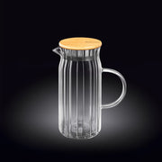 Wilmax Segment 1L Jug with Bamboo Lid