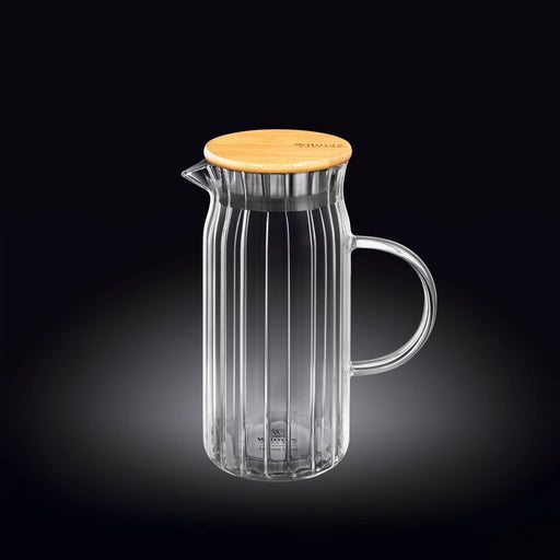 Wilmax Segment 1L Jug with Bamboo Lid