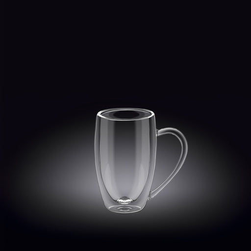 Wilmax 100ml Glass Double-Wall Cup