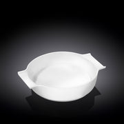 Wilmax 17cm Round Baking Dish with Handles - White
