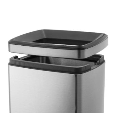 ARMN Roma 30L Waste Bin - Silver