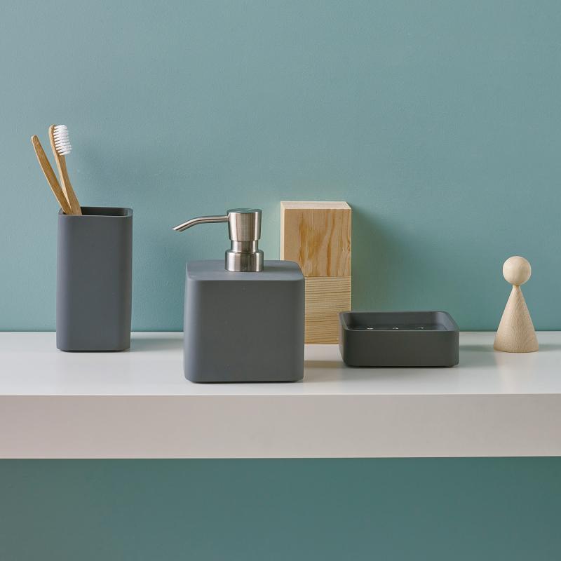 Aquanova Ona Soap Dispenser - Dark Gray