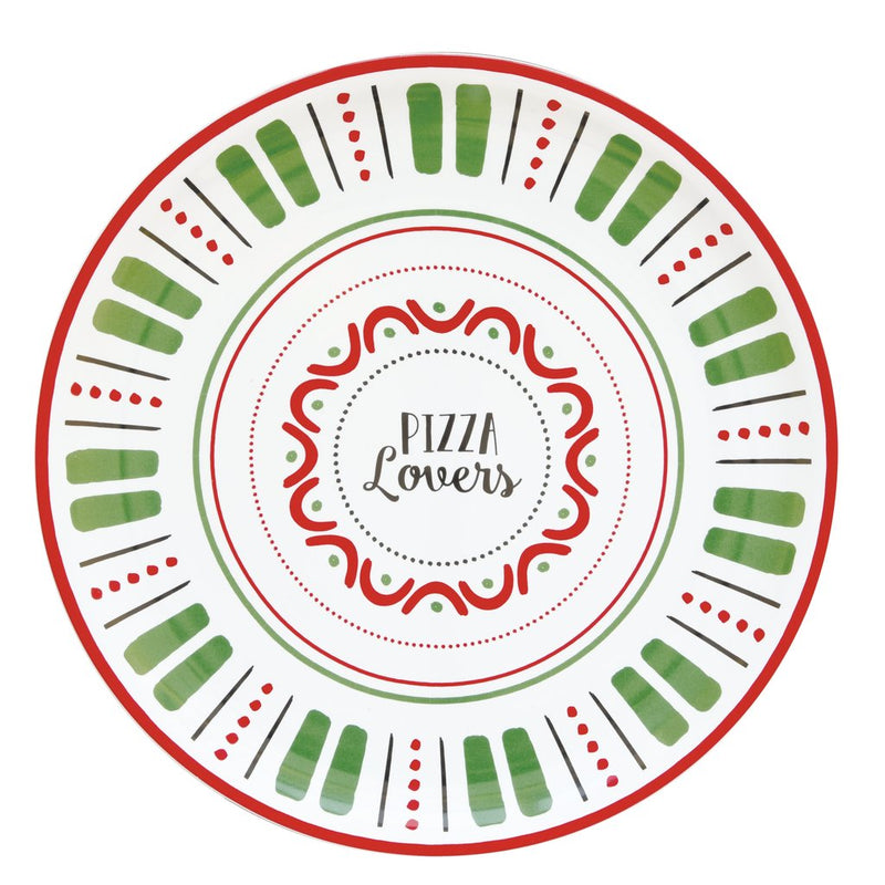 Easy Life Pizza Lovers 32.5cm Pizza Plate - Green