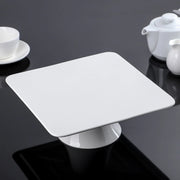 Wilmax 30cm Square Cake Stand - White
